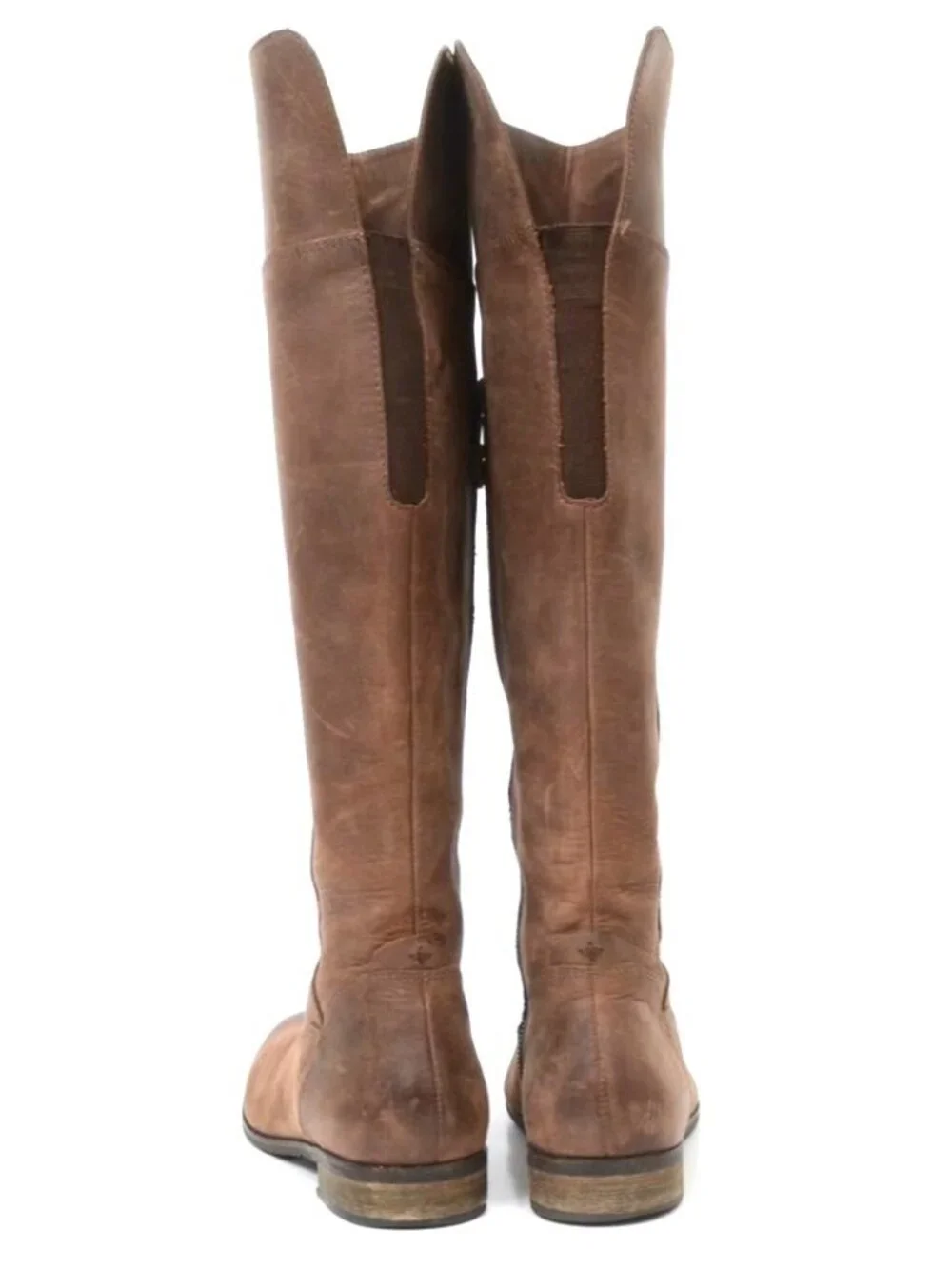 Indigo Rd Women's 10 Brown Leather Riding Over the Knee Boots Festival Western